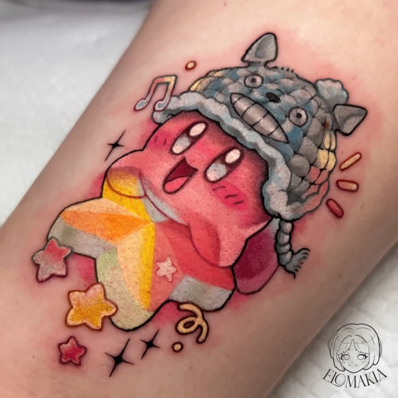 Kirby + Totoro